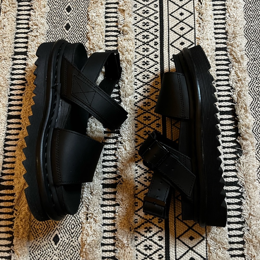Dr. Martens “Voss” Sandals Triple Black
